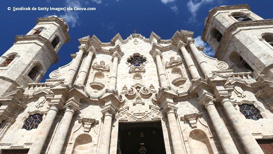 Catedral de Havana em Cuba