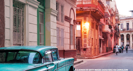 Calle Obispo Cuba